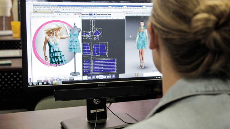 Clothes Style Computer Software For Style Designers (CAD)
